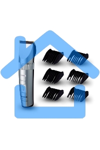 Машинка для стрижки Panasonic ER217S520 серебристый (насадок в компл:1шт)