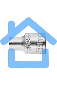 Головка торцевая, 9 мм, 12-гранная, CrV, под квадрат 1/2