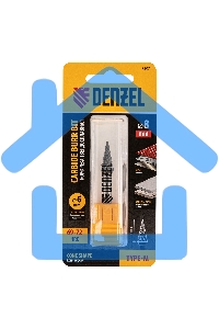 Борфреза по металлу твердосплавная, коническая, тип-M, 8 мм Denzel