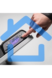 Конвектор гибридный Denzel HybridX-2000 белый, 2000 Вт, 30 м2, термостат, дисплей