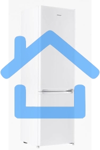 Холодильник Maunfeld MFF180W белый двухкамерный 192/68л морозилка снизу, De Frost