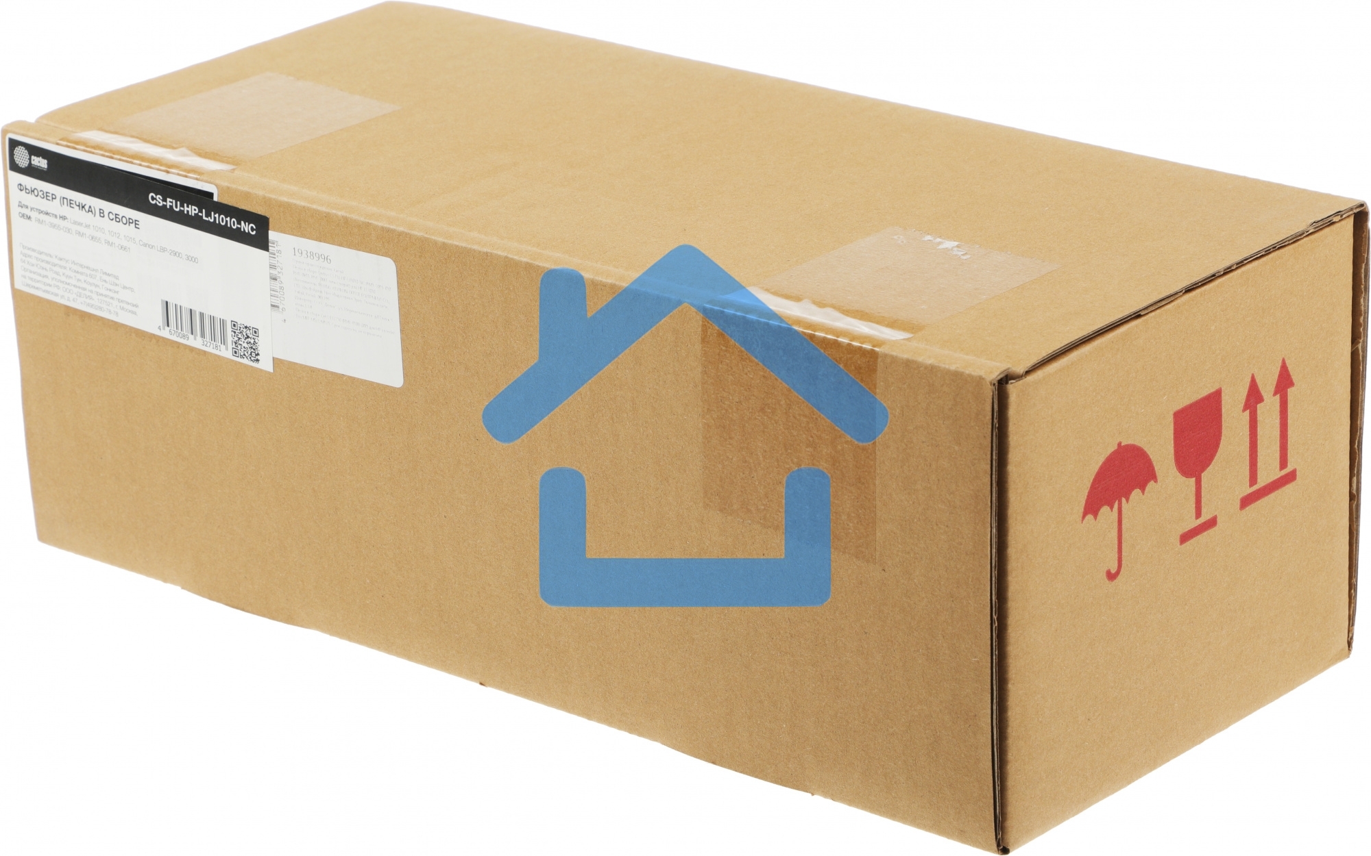 Печка в сборе Cactus CS-FU-HP-LJ1010-NC (RM1-3955-030, RM1-0655, RM1-0661-new compat) для HP LJ 1010/1012/1015
