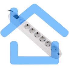 Сетевой фильтр ZIS Фильтр Pilot - GL 5 евро, 1 росс. 3 м арт.021-GL-6