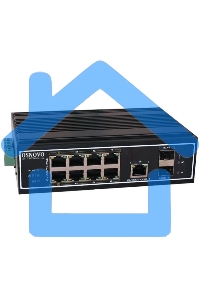 Коммутатор Osnovo SW-60812/I 8x100Mb 1G 2SFP 300W