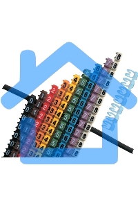 Маркер кабельный МКН комплект цифр 