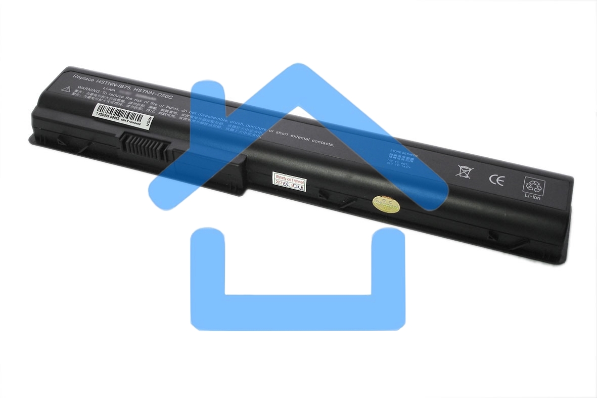 Аккумуляторная батарея для ноутбука HP Pavilion DV7, HDX18, Compaq CQ71 5200mAh 11,1V OEM черный