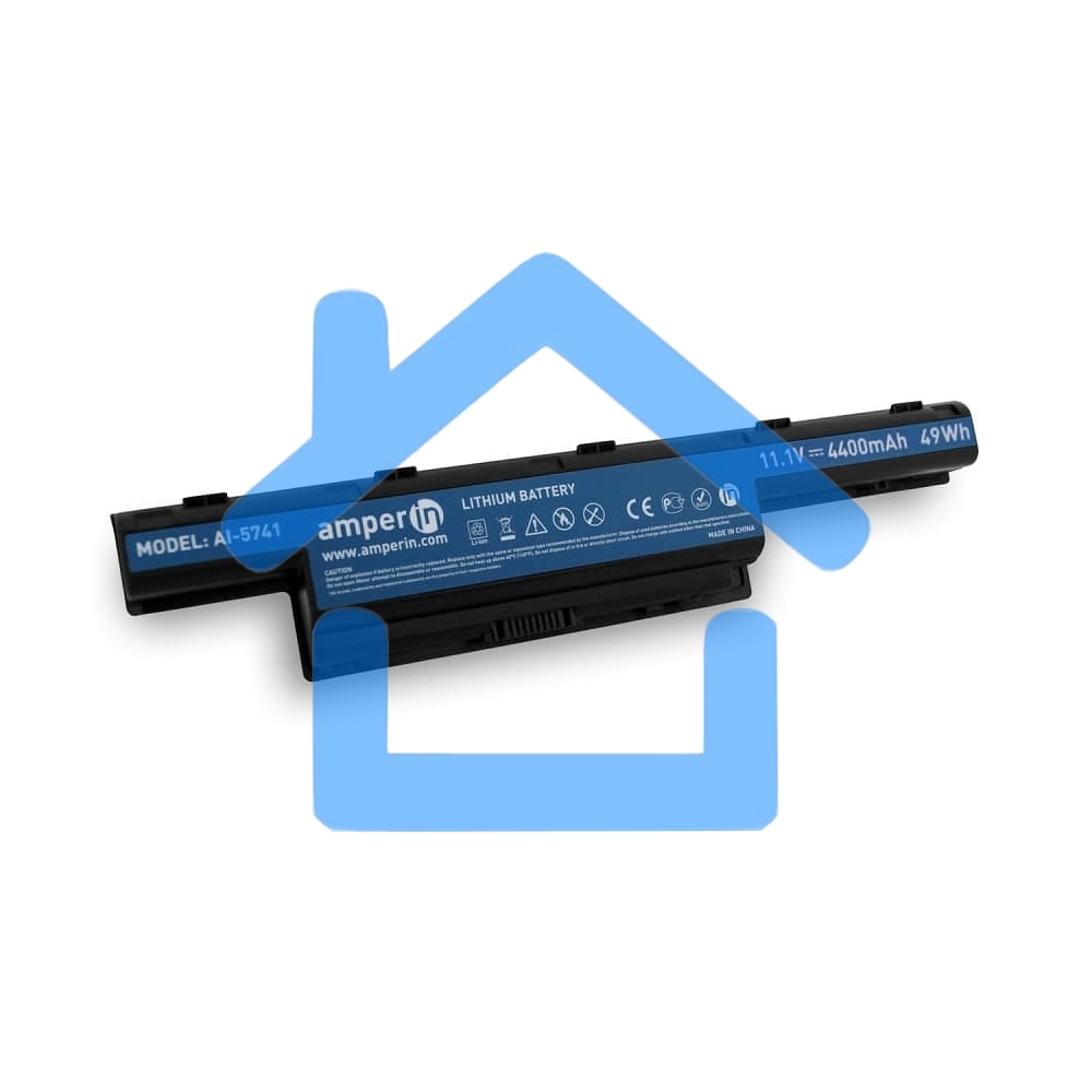 Аккумуляторная батарея Amperin для ноутбука Acer Aspire 5741 4741 серий 11.1v 4400mah