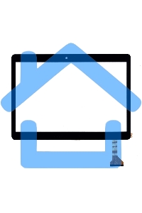 Сенсорное стекло (тачскрин) для Prestigio MultiPad Wize PMT3096 1069A4, черное