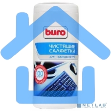 Салфетки Buro BU-Tsurface для поверхностей туба 100шт влажных