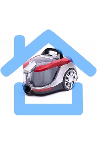 Пылесос Sharp ECNB16RR красный, 320/1600 Вт, уборка сухая, пылесборник контейнер 1 л