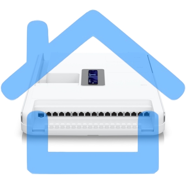 Точка доступа Wi-Fi UniFi Dream Wall Многофункциональное устройство, объединяющее маршрутизатор, точку доступа, PoE-коммутатор и сетевой видеорегистратор