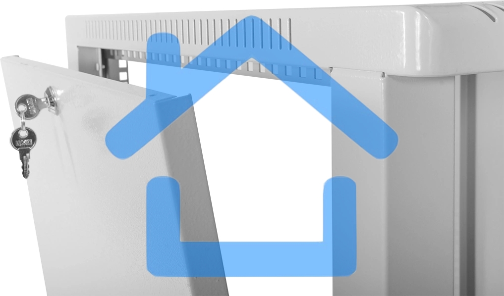 Шкаф коммутационный ЦМО (ШРН-15.500.1) настенный 15U 600x529мм пер.дв.металл 200кг серый 470мм 180град.