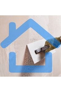 Гладилка пластиковая для декоративных работ 140х280 мм, пластиковая ручка Rexant