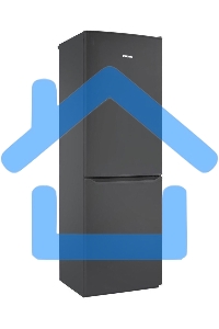 Холодильник Pozis RK-139 графит двухкамерный 188/97 л морозилка снизу