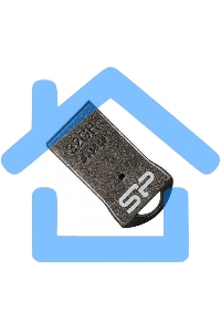 Флешка USB Silicon Power R/W 32 Gb Touch T01 SP032 Gb,UF2T01V1K USB 2.0 черный/серебристый