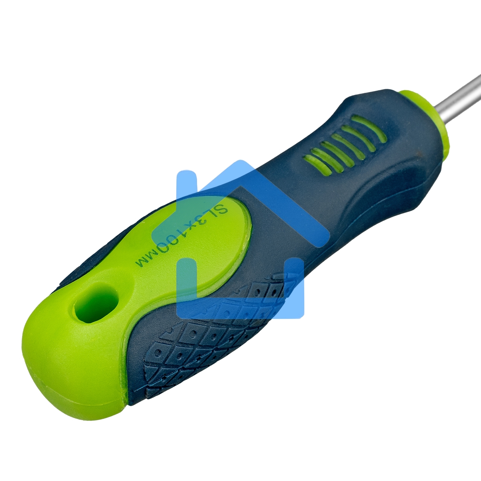 Отвертка, SL3,0 х 100 мм, CrV, 2-х компонентная рукоятка Сибртех