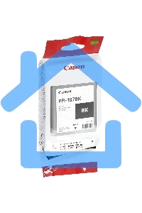 Картридж струйный Canon PFI-107BK (6705B001) черный (130 мл) для Canon iP F680/685/780/785