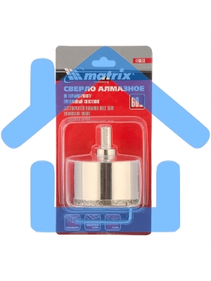 Сверло алмазное Matrix по керамограниту, 60 х 67 мм