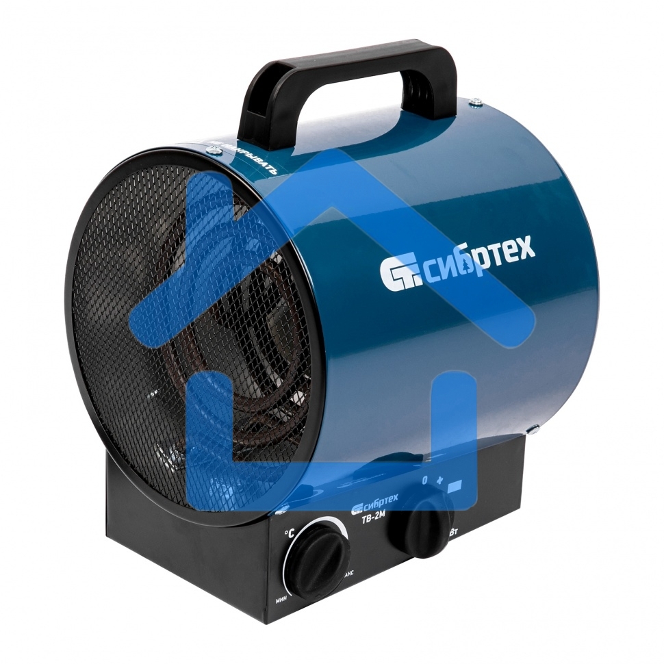 Тепловая пушка Сибртех ТВ-2М (тепловентилятор), 230 В, 2 реж. вентилятор, 2000 Вт