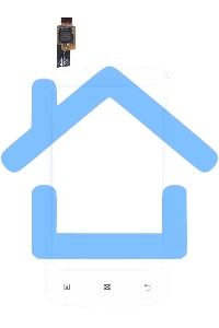 Сенсорное стекло (тачскрин) для Lenovo A376, белое