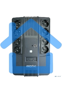 Источник бесперебойного питания Импульс ИБП ИМПУЛЬС МАСТЕР 600, 600ВА/360Вт, LED, USB, RJ11/RJ45, SCHUKOx8