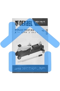 Домкрат гидравлический подкатной Denzel, 2 т, 135-385 мм 51230