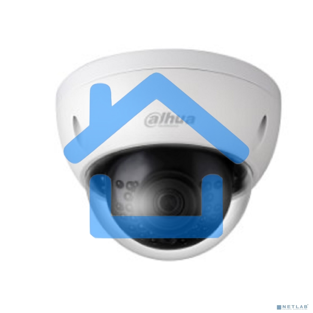 Уличная купольная IP-видеокамера DAHUA 2Мп; 1/2.8” CMOS; объектив 2.8мм; механический ИК-фильтр; чувствительность 0.01лк@F2.0; сжатие: H.265+, H.265, H.264+, H.264, MJPEG; 2 потока до 2Мп@25к/с; ИК-по
