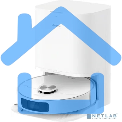 Робот-пылесос Dreame RLL11GC L10 Prime белый, 60 Вт, 5200 мА·ч Li-Ion, уборка сухая/влажная, пылесборник контейнер 0.45 л