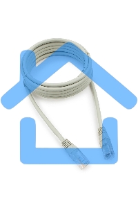 Патч-корд медный UTP Cablexpert PP10-3M кат.5e, 3м, литой, многожильный (серый)