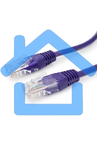 Патч-корд UTP Cablexpert кат.5e, 3м, литой, многожильный, фиолетовый