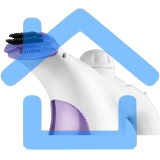 Отпариватель ручной Centek CT-2380 (бел/фиолет) 700Вт, 250мл, 15г/мин, регулятор мощн, насадка-щетка