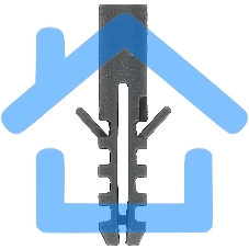 Дюбель распорный полипропиленовый, тип 