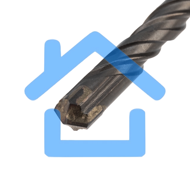 Бур по бетону KRANZ 14х260 мм SDS PLUS крестовая пластина