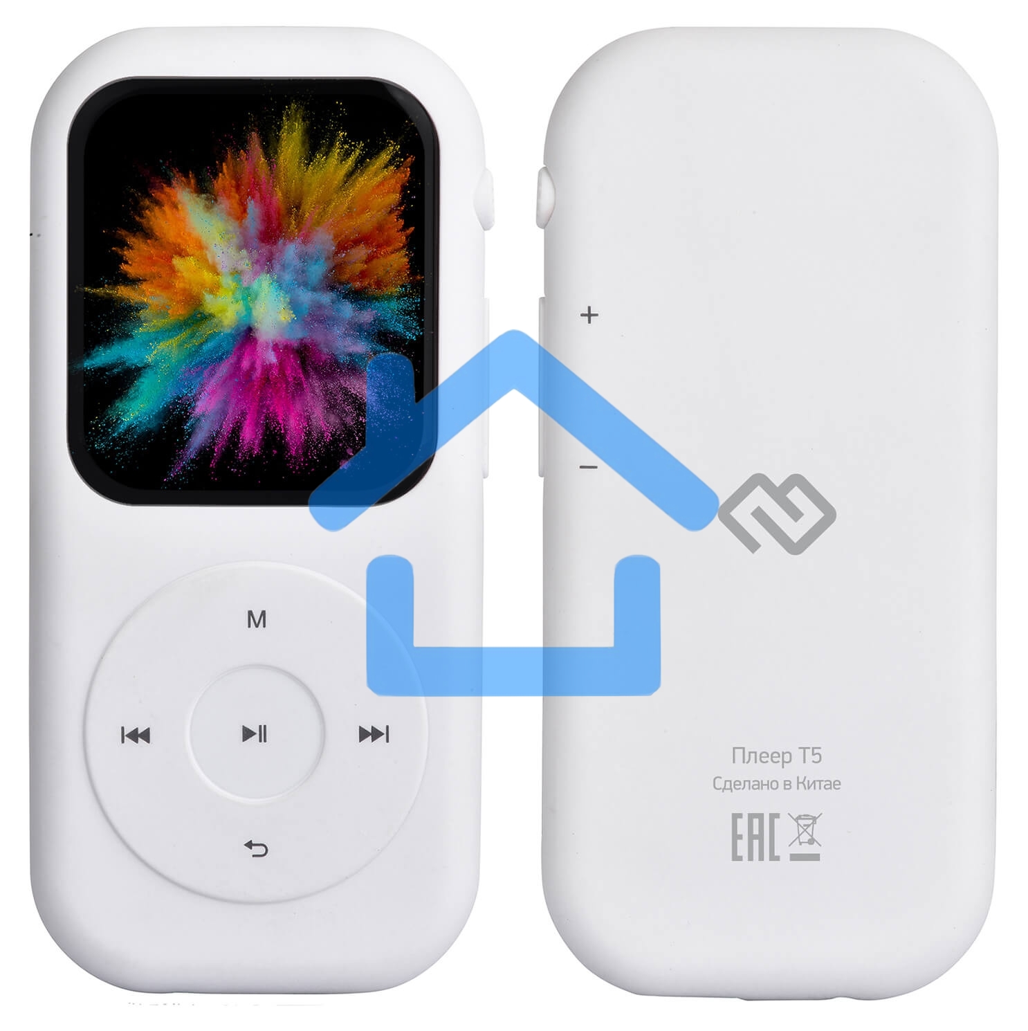 Плеер Hi-Fi Flash Digma T5 16Gb белый/1.54