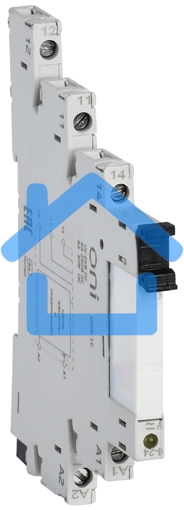 Реле интерфейсное ORK с розеткой 1A 24В DC ONI ORK-1-1A-DC24V