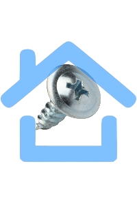 Саморез с прессшайбой KRANZ ПШС острый 4.2х13, пакет (25шт.)