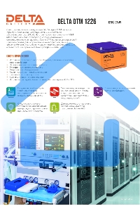 Батарея Delta DTM 1226 (12V, 26Ah)