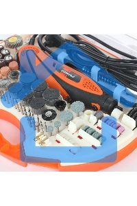 Гравер электрический PATRIOT EE 111 с гибким валом, 140Вт, 210 насадок в комплекте, кейс