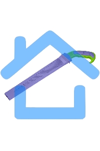 Ножовка PALISAD 236035садовая 300мм 2комп.рукоятка ножны подвес на пояс