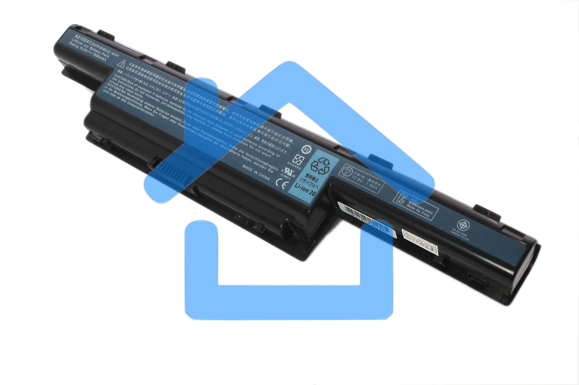 Аккумуляторная батарея для ноутбука Acer Aspire 5741, 5733, 4551, 4741, 4740 7800mAh OEM черный