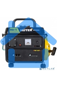 Электрогенератор бензиновый инверторный Huter HT950A, 0.95 кВт, 63 дБ, 16.8 кг