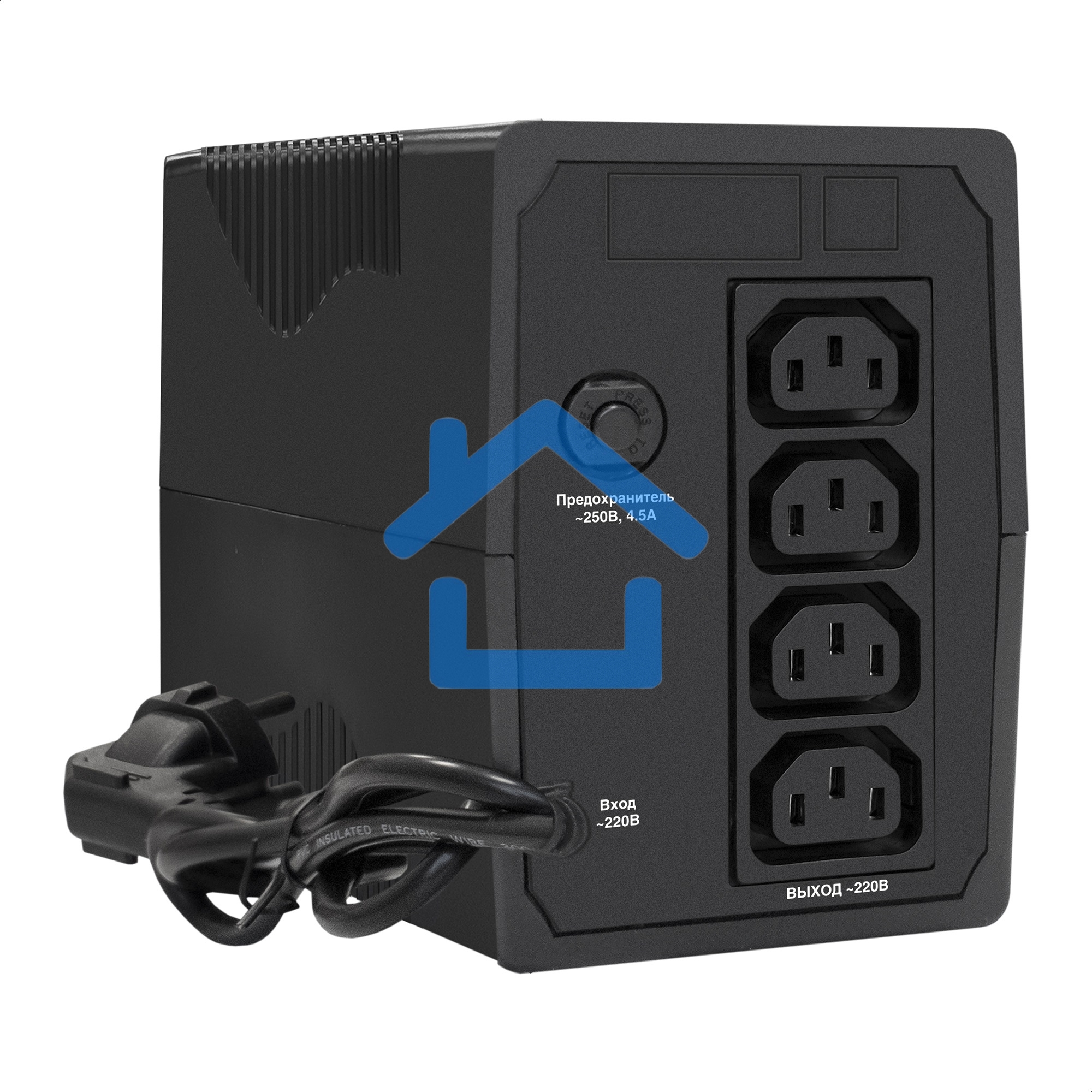 Источник бесперебойного питания ExeGate EP285586RUS SpecialPro Smart LLB-600.LCD.AVR.C13 600VA/360W, LCD, AVR, 4*IEC-C13, черный