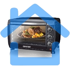 Мини-печь Centek CT-1532-46 (черн) <46л> 2000Вт, таймер 90 мин, 4 режима, max 320°