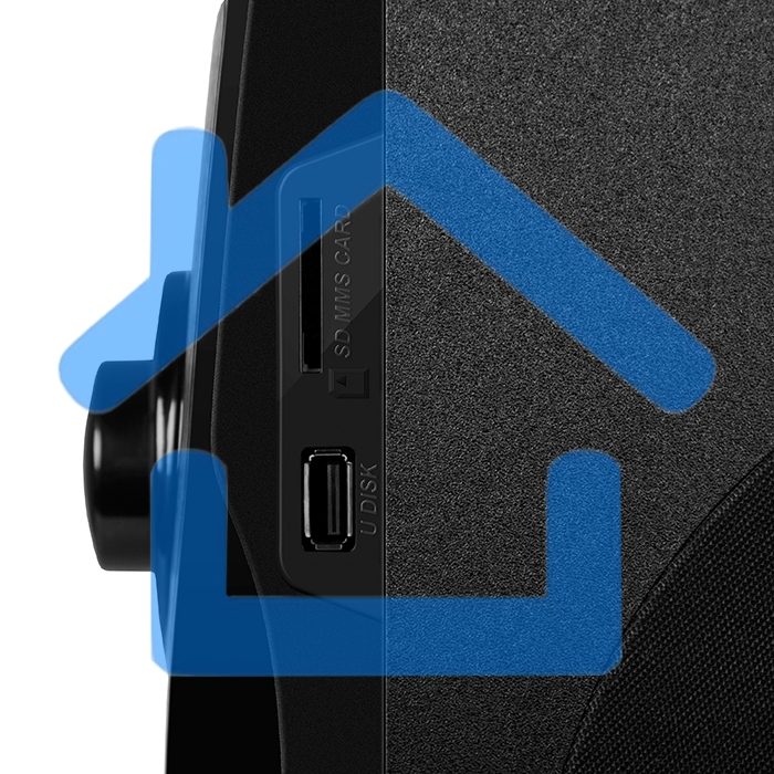 Акустическая система SVEN AC MS-2055, черный (55Вт, FM-тюнер, USB/SD, дисплей, ПДУ, Bluetooth)