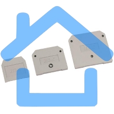 Заглушка для Iek YZN10D-ZGL-006-K03 ЗНИ4-6мм2(JXB35-50А) серый ИЭК