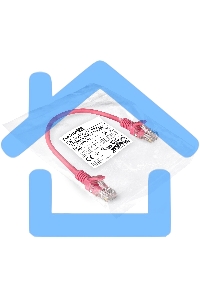 Патч-корд ExeGate EX286372RUS UTP-RJ45-RJ45-5e-0,3M-LSZH-RD, UTP, cat.5e, LSZH, 0.3м, красный