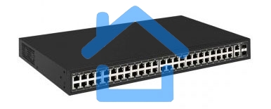 Коммутатор OSNOVO SW-64822(700W) 48 портовый PoE коммутатор, 48*10/100 Base-T PoE, 2*GE Combo Uplink, PoE на порт до 30W, суммарная мощность PoE до 700W