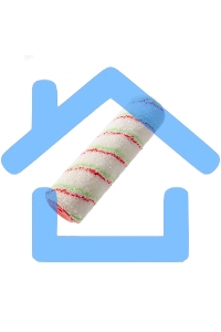 Валик сменный Эмали, 250 мм, ворс 12 мм, D - 48 мм, D ручки - 6 мм, полиамид,полиакрил Сибртех