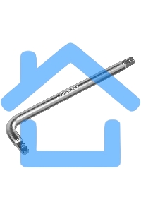 Вороток Г-образный, 150*40 мм, квадрат 1/4