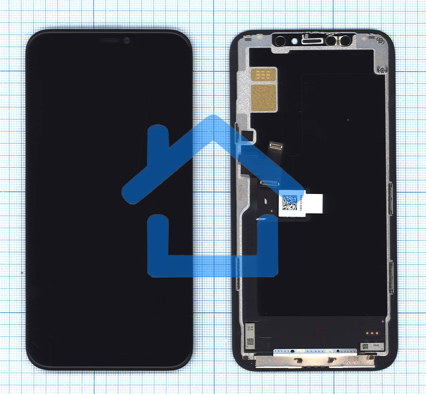 Дисплей Amperin для iPhone 11 Pro в сборе с тачскрином (Soft Oled), черный